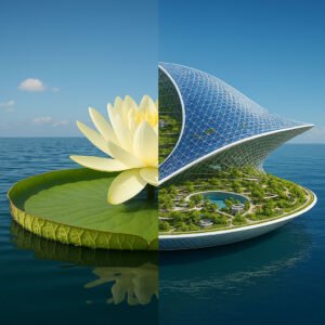 Lilypad, is a visionary floating city - a masterpiece of biomimicry, drawing inspiration from the giant Amazonian water lily. Read more on our blog.
